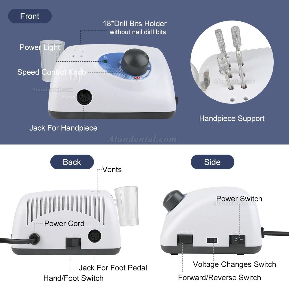 Strong STRONG210 Dental Lab Micromotor Polisher with 35000RPM 102L Handpiece